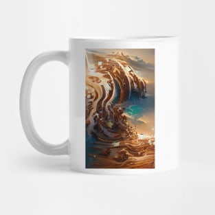 The Coffee Starry Teal ocean| starry night Mug